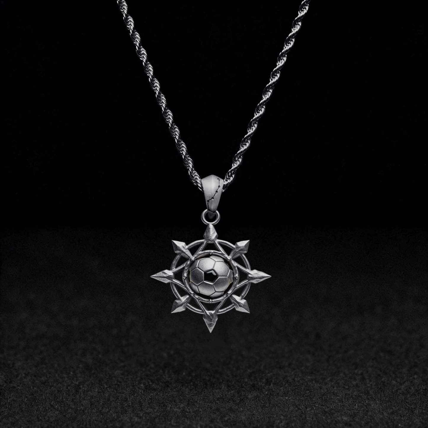 Goal Compass Pendant Necklace