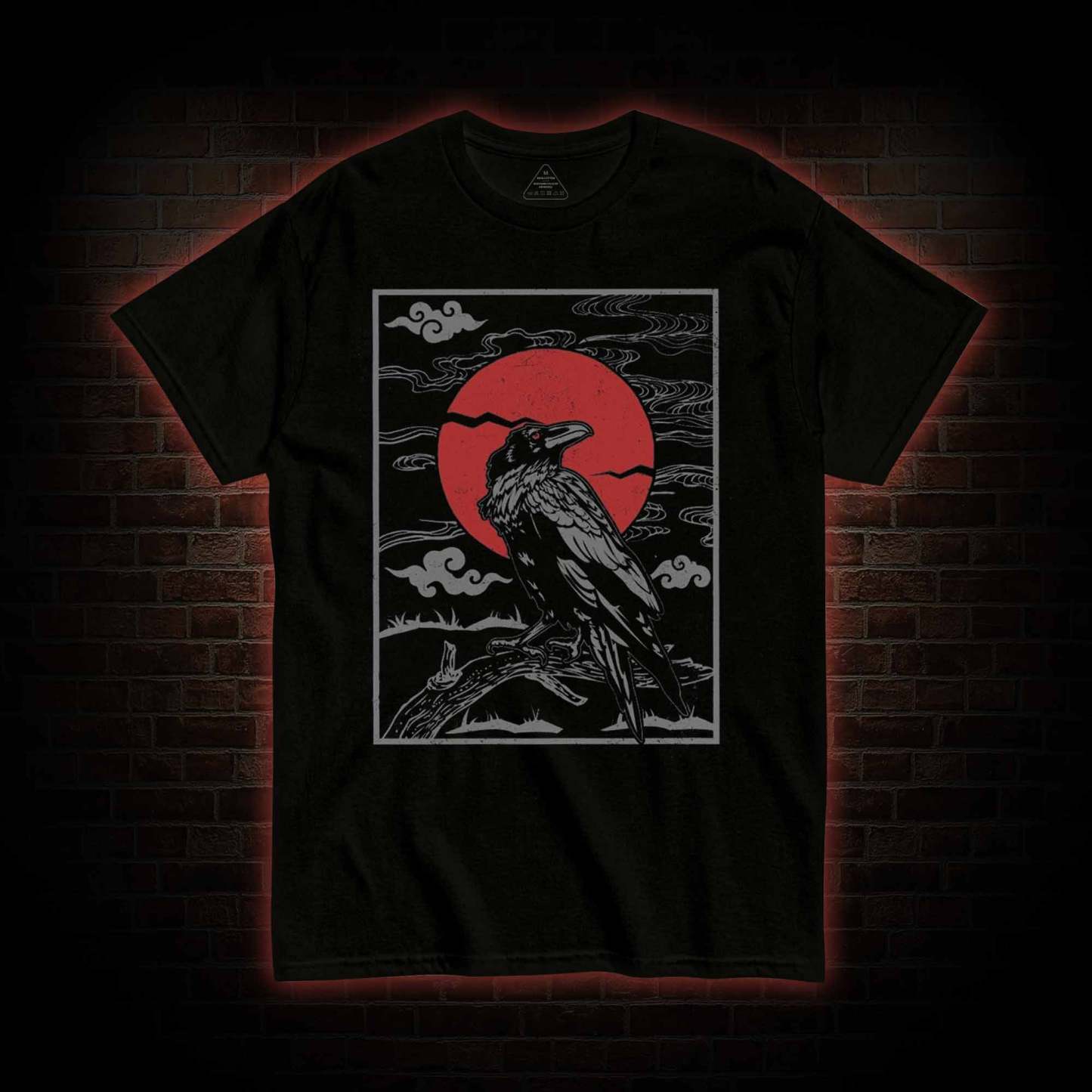 Raven Red Moon Tarot T-Shirt
