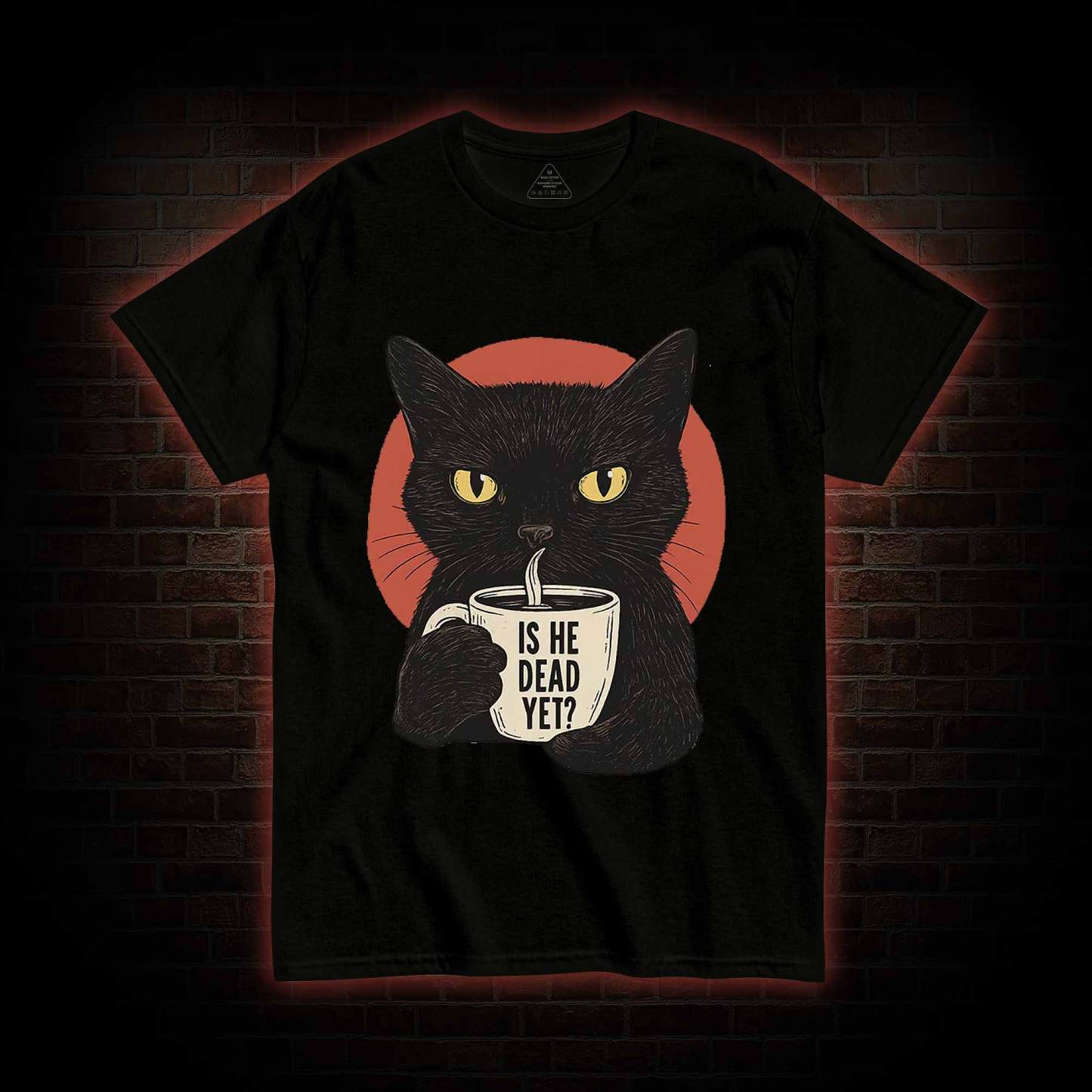 Is He Dead Yet Cat T-shirt