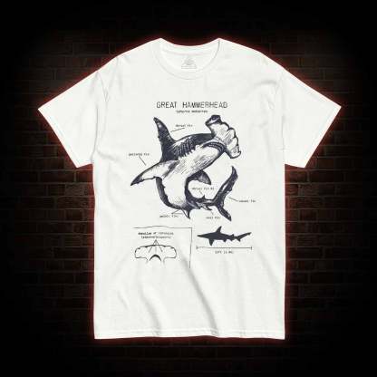 Great Hammerhead Anatomy T-Shirt