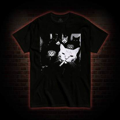 Gangster Cat T-shirt