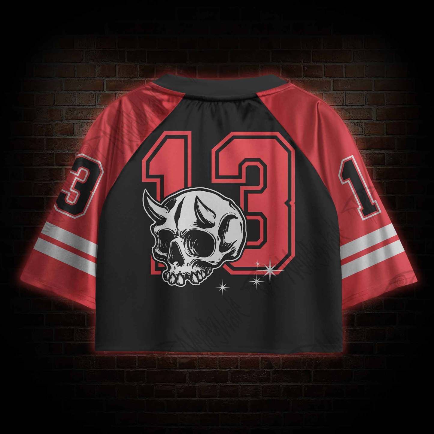 The Devil Herself Sports Crop Jersey