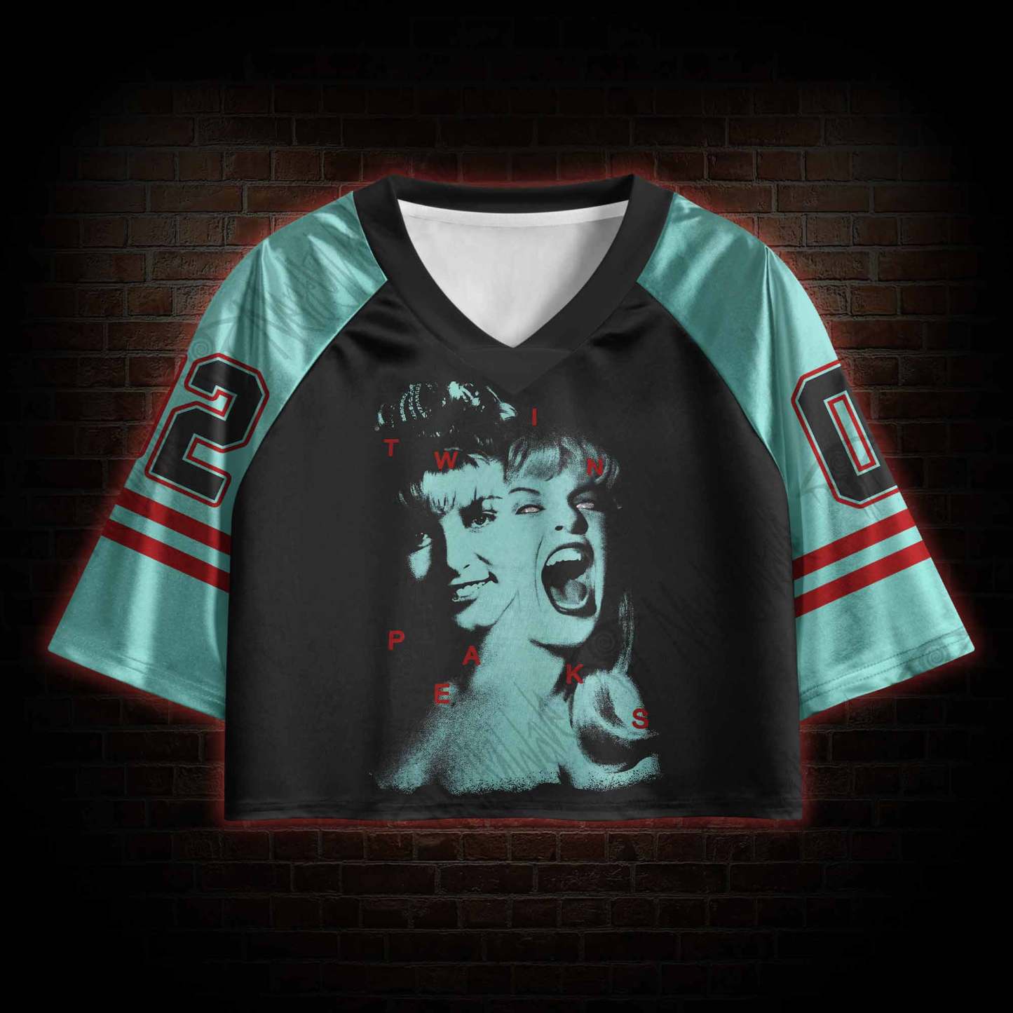 Fire Walk with Me Sports Crop Jersey