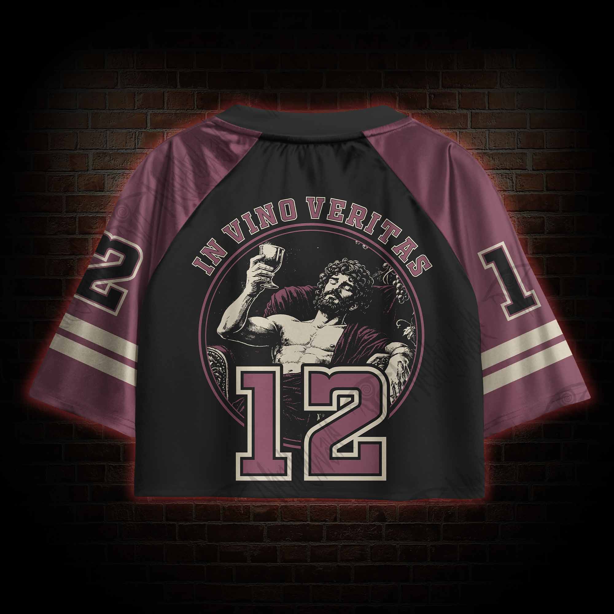 God of Wine Sports Crop Jersey