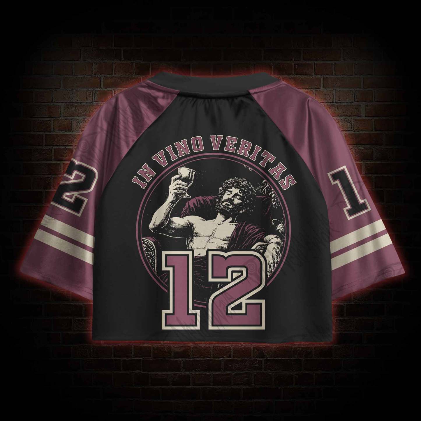 God of Wine Sports Crop Jersey