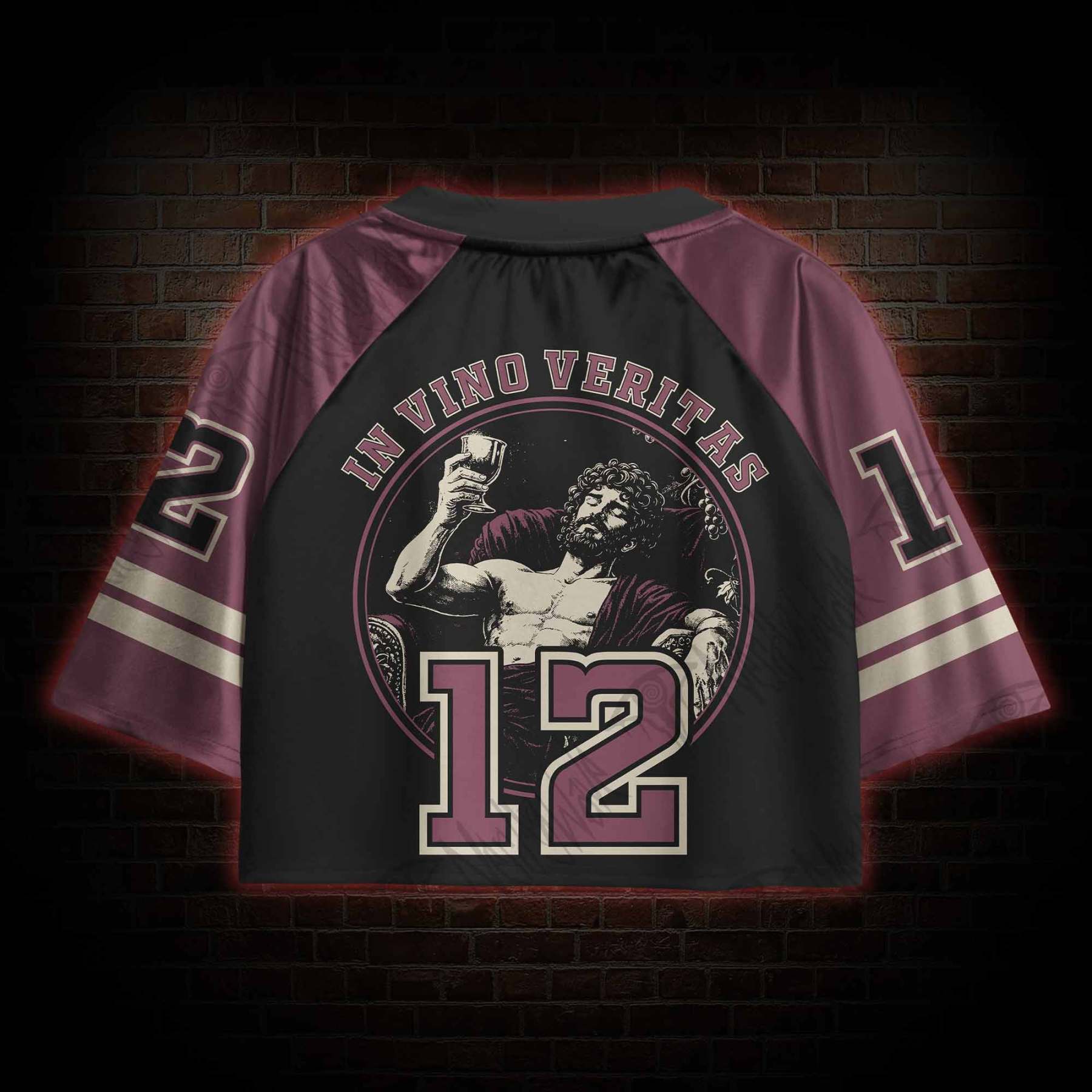 God of Wine Sports Crop Jersey