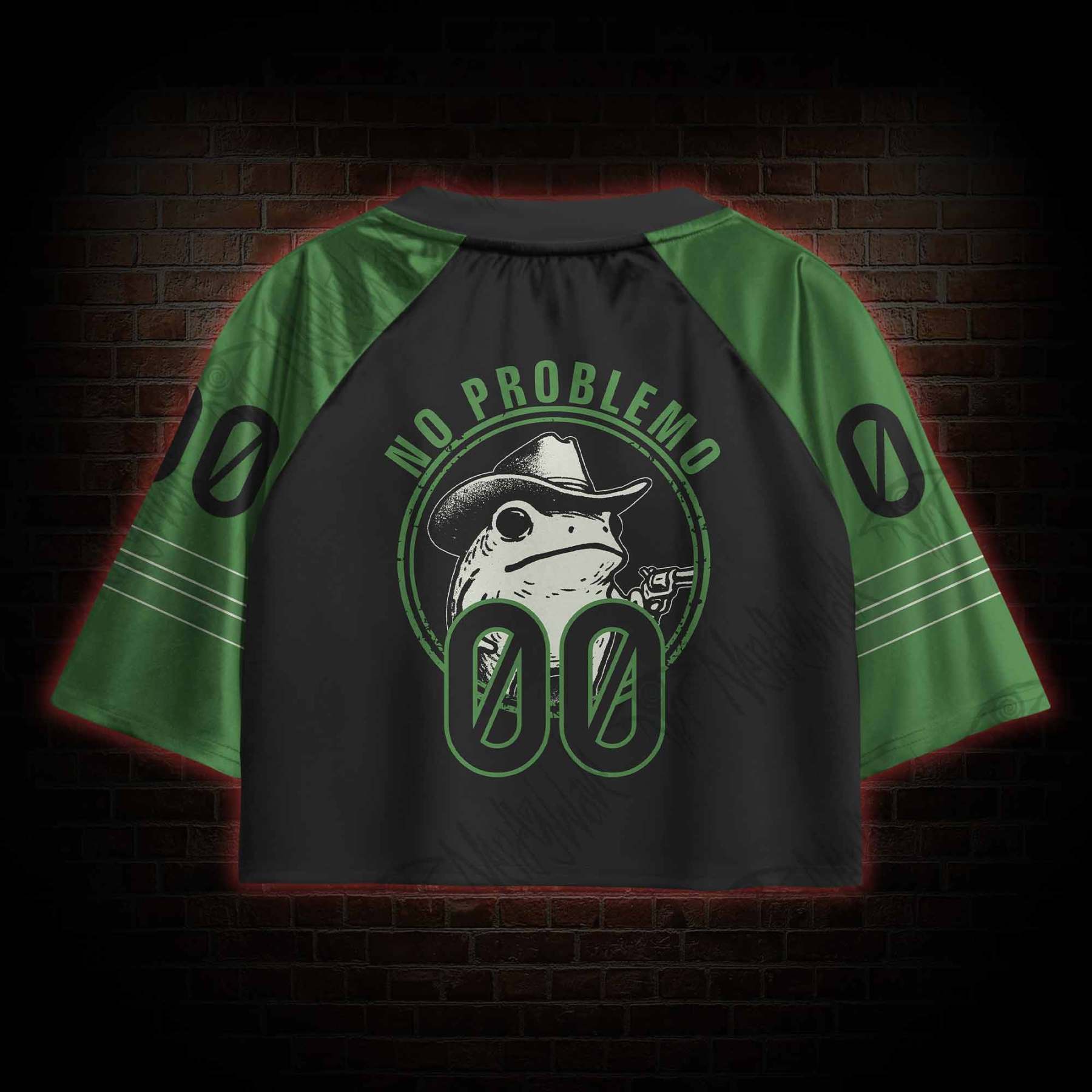 No Problemo Frog Sports Crop Jersey