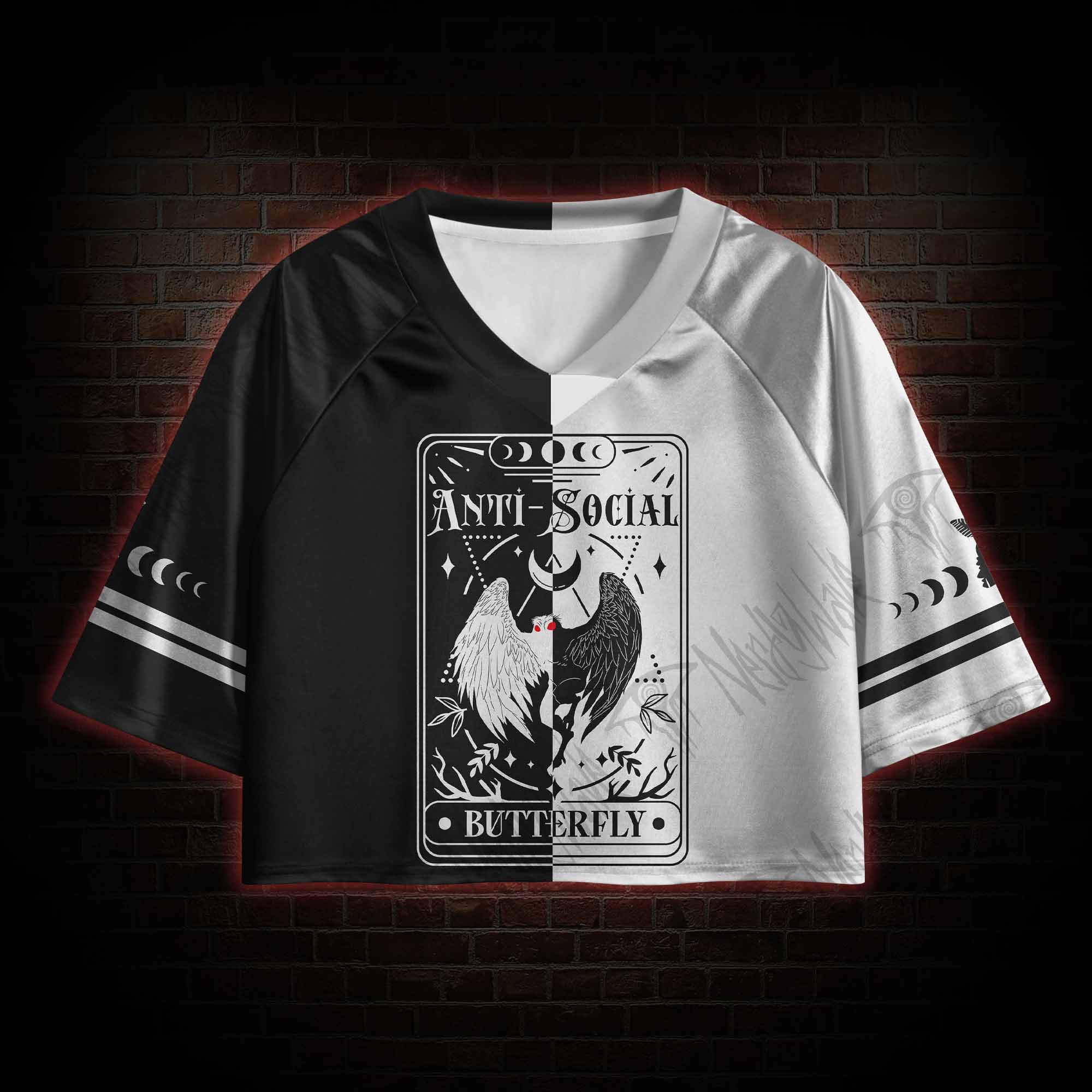 Anti-Social Butterfly Sports Crop Jersey