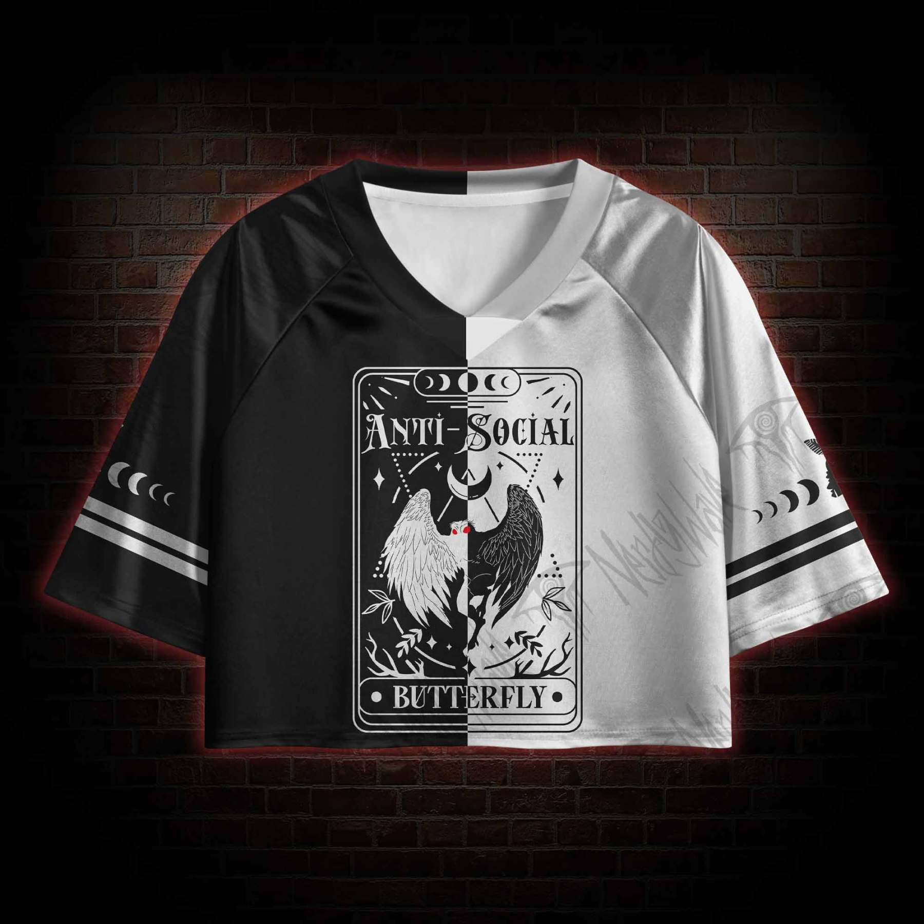 Anti-Social Butterfly Sports Crop Jersey