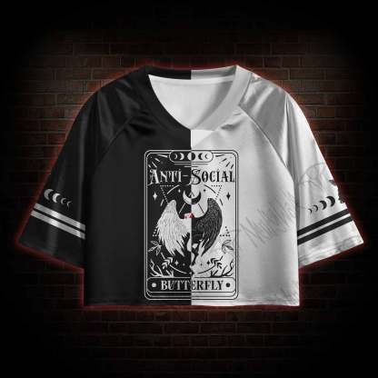 Anti-Social Butterfly Sports Crop Jersey