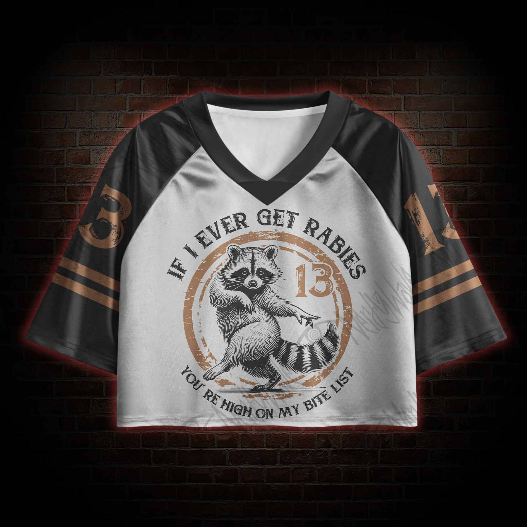 If I Ever Get Rabies Sports Crop Jersey