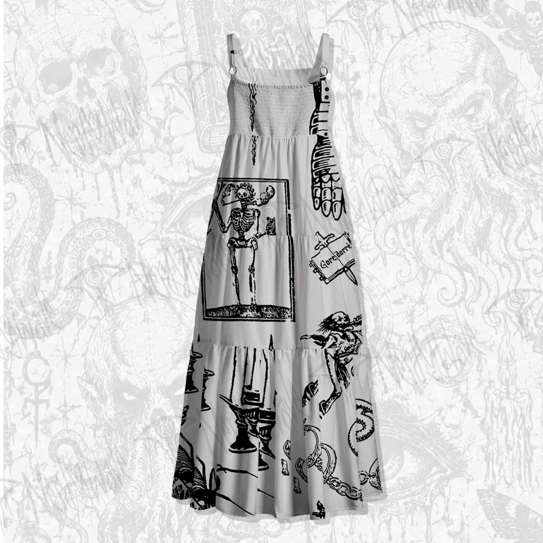 Weird Middle Ages  Spaghetti Strap Long Dress