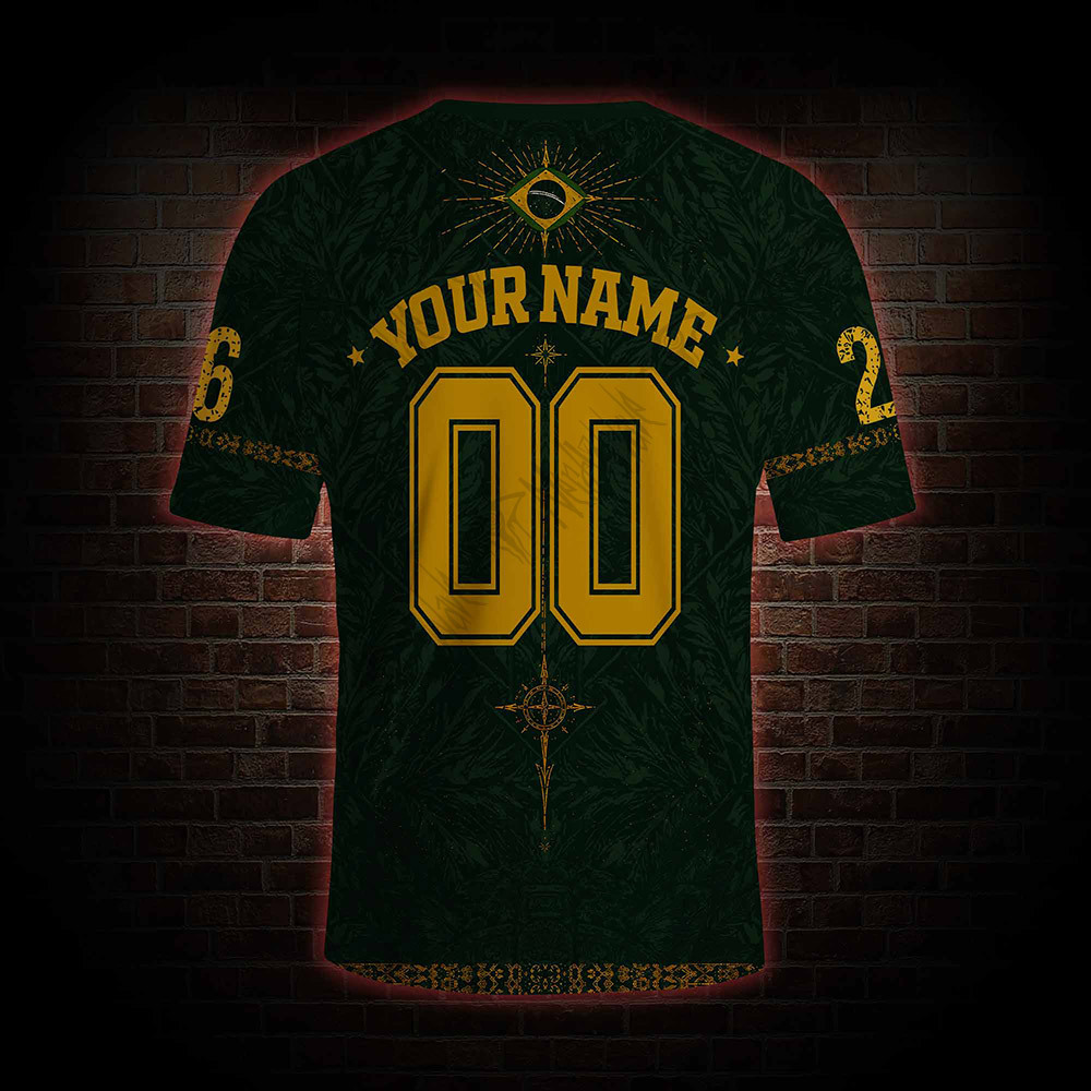 Personalized Brasil Jaguar Football Jersey