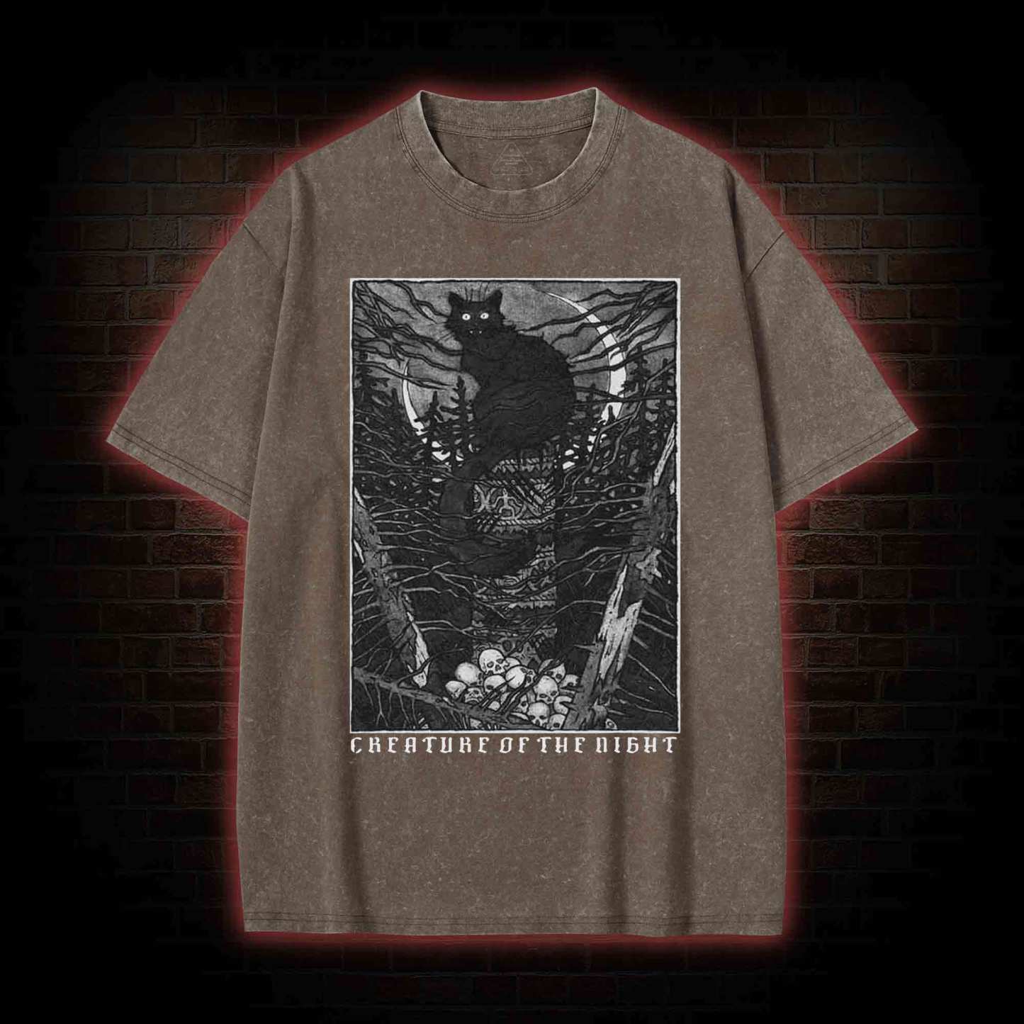 Creature of the Night Washed T-shirt