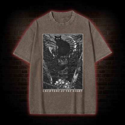 Creature of the Night Washed T-shirt