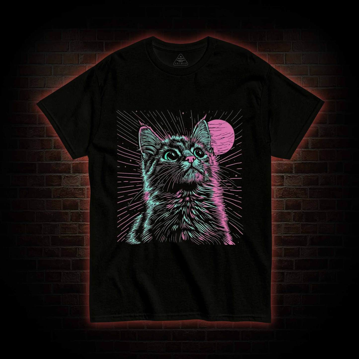 Psychedelic Cat T-shirt