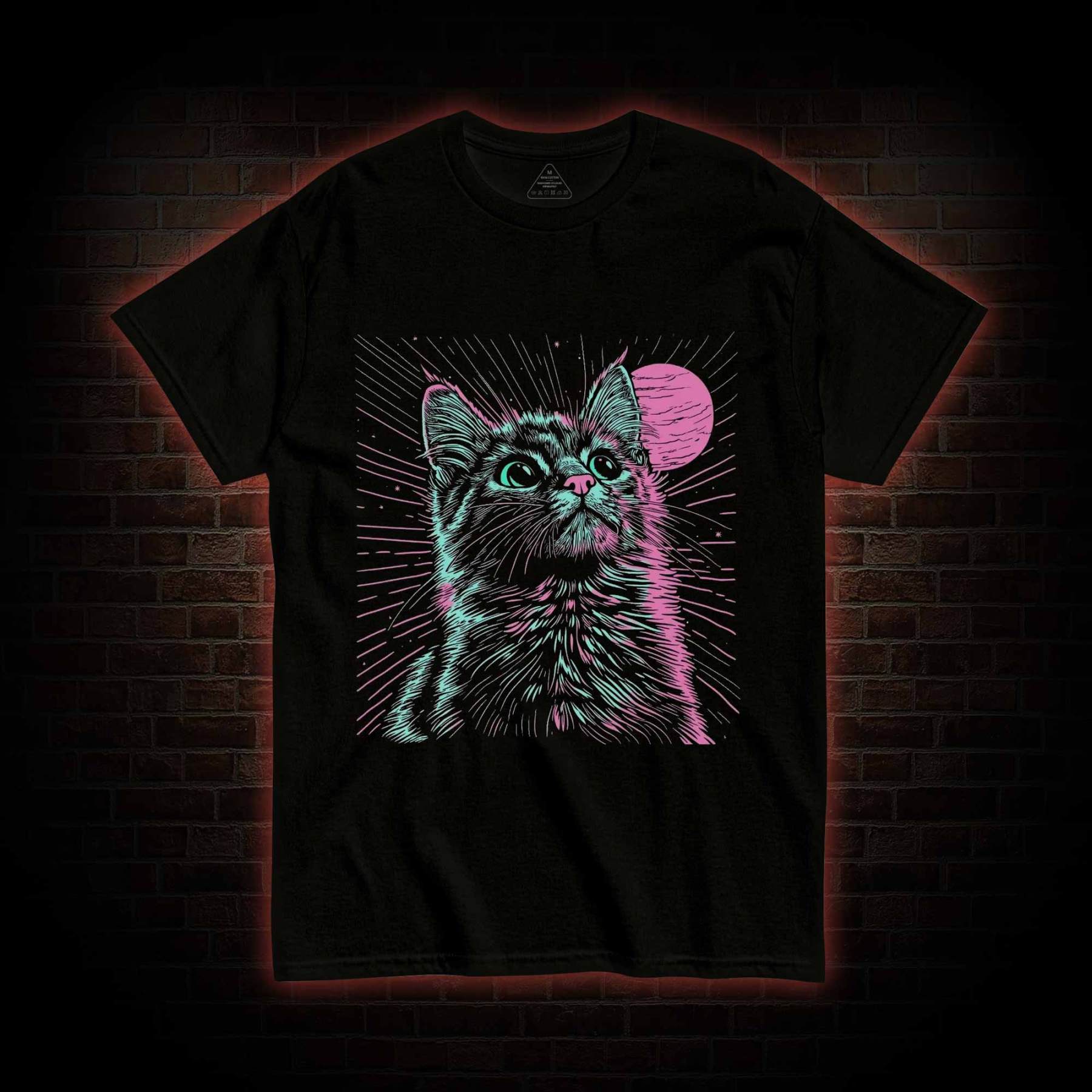 Psychedelic Cat T-shirt