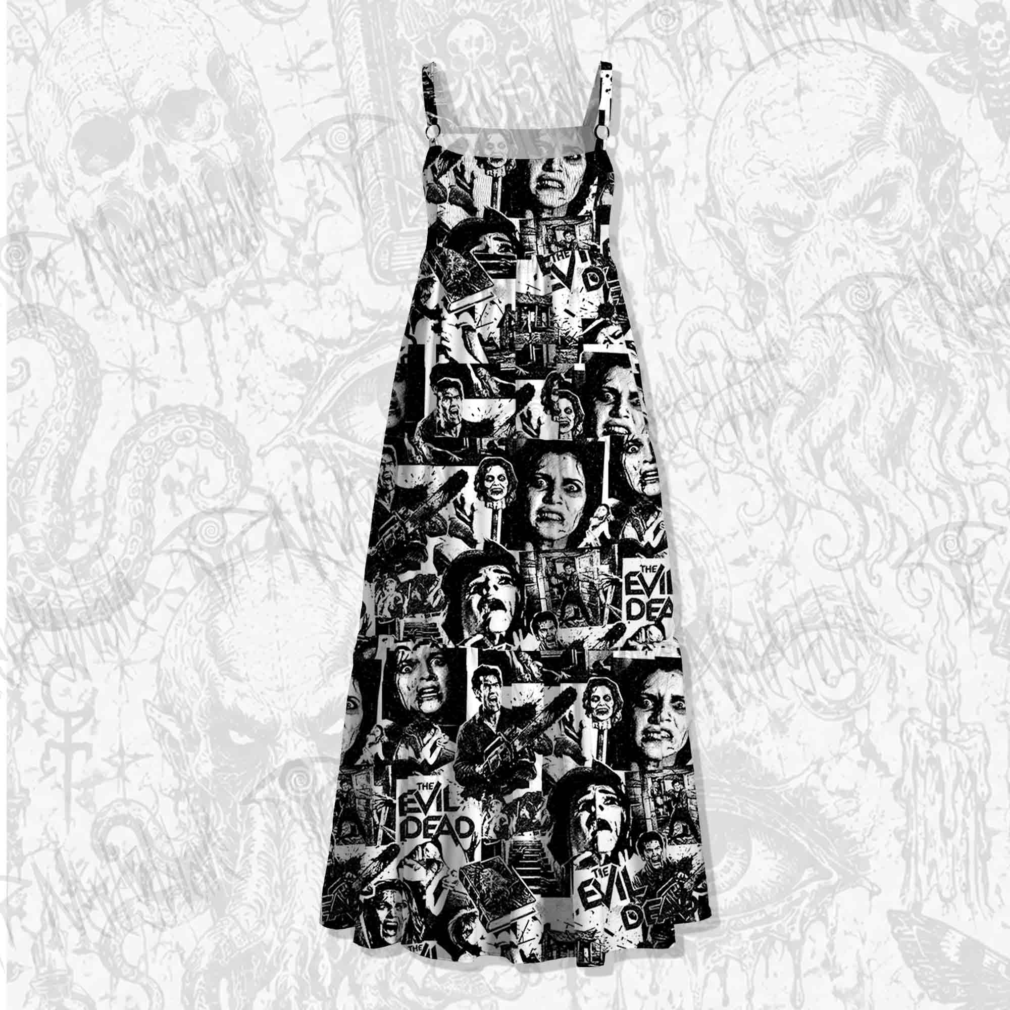 Groovy Strap Long Dress