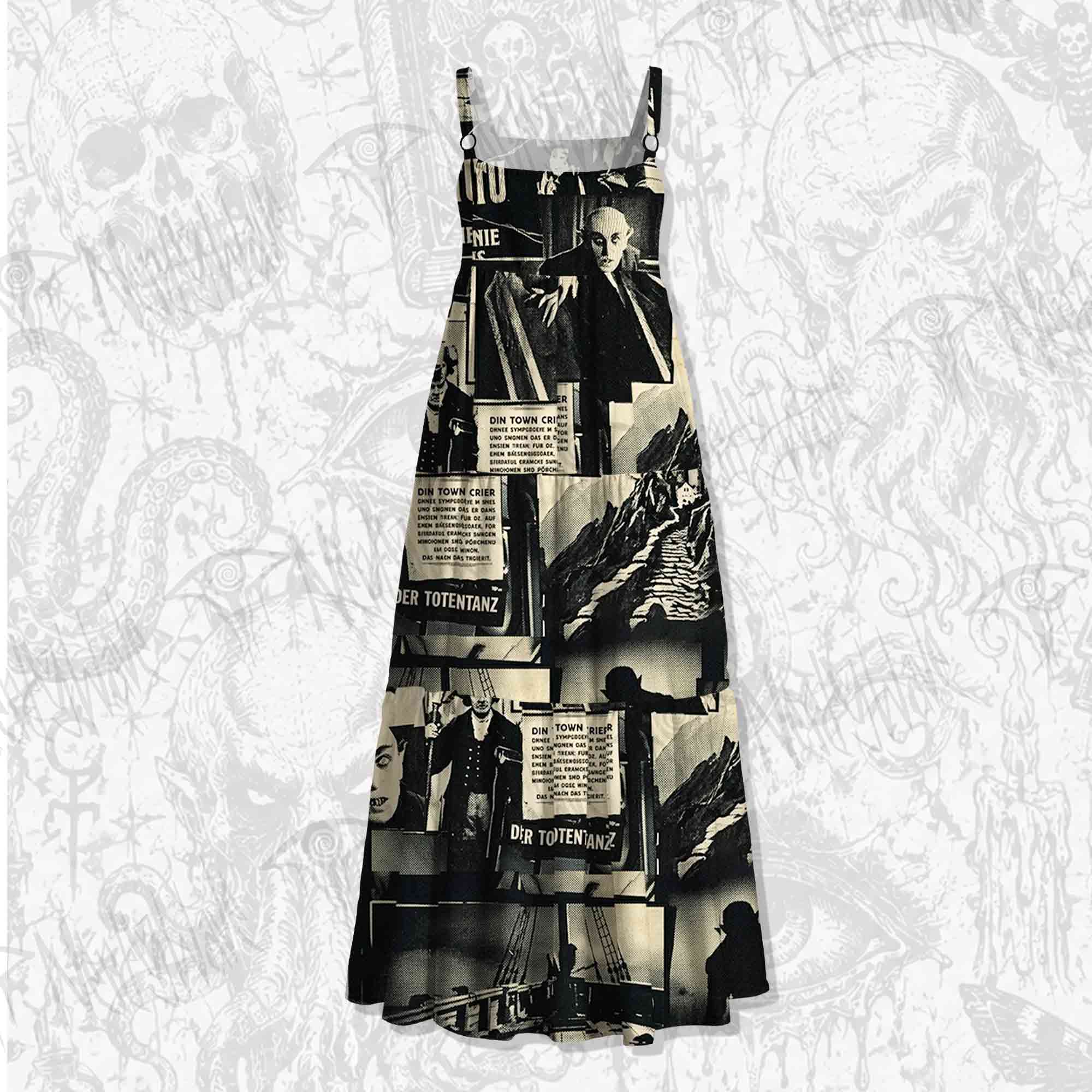 Nosferatu Strap Long Dress