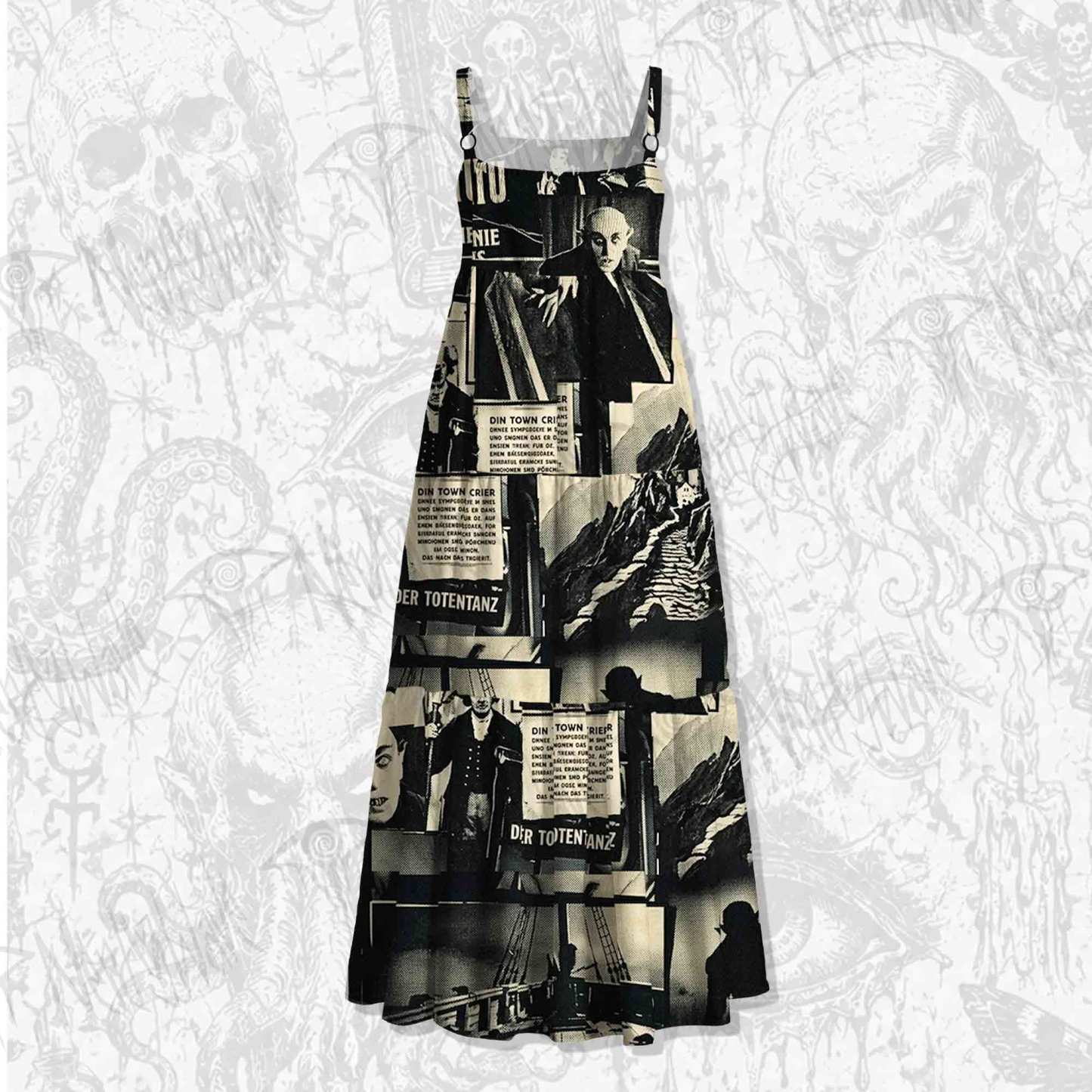 Nosferatu Strap Long Dress