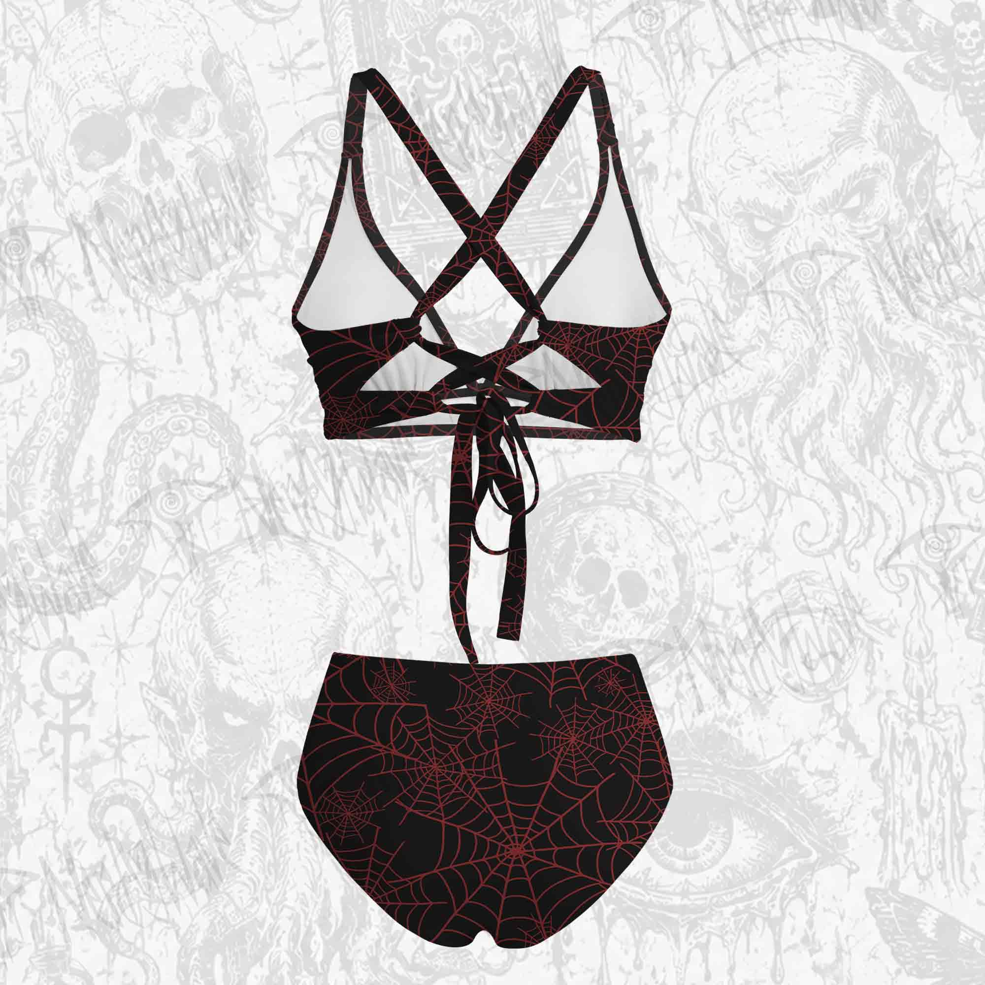 Spider Web Bikini Set