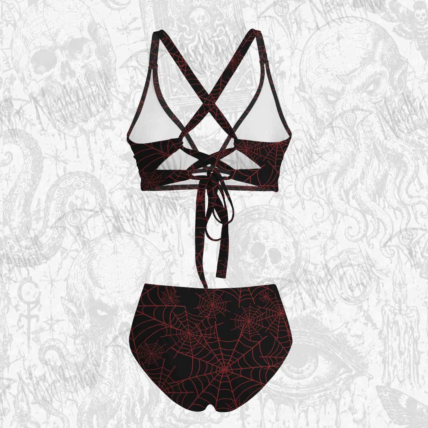 Spider Web Bikini Set