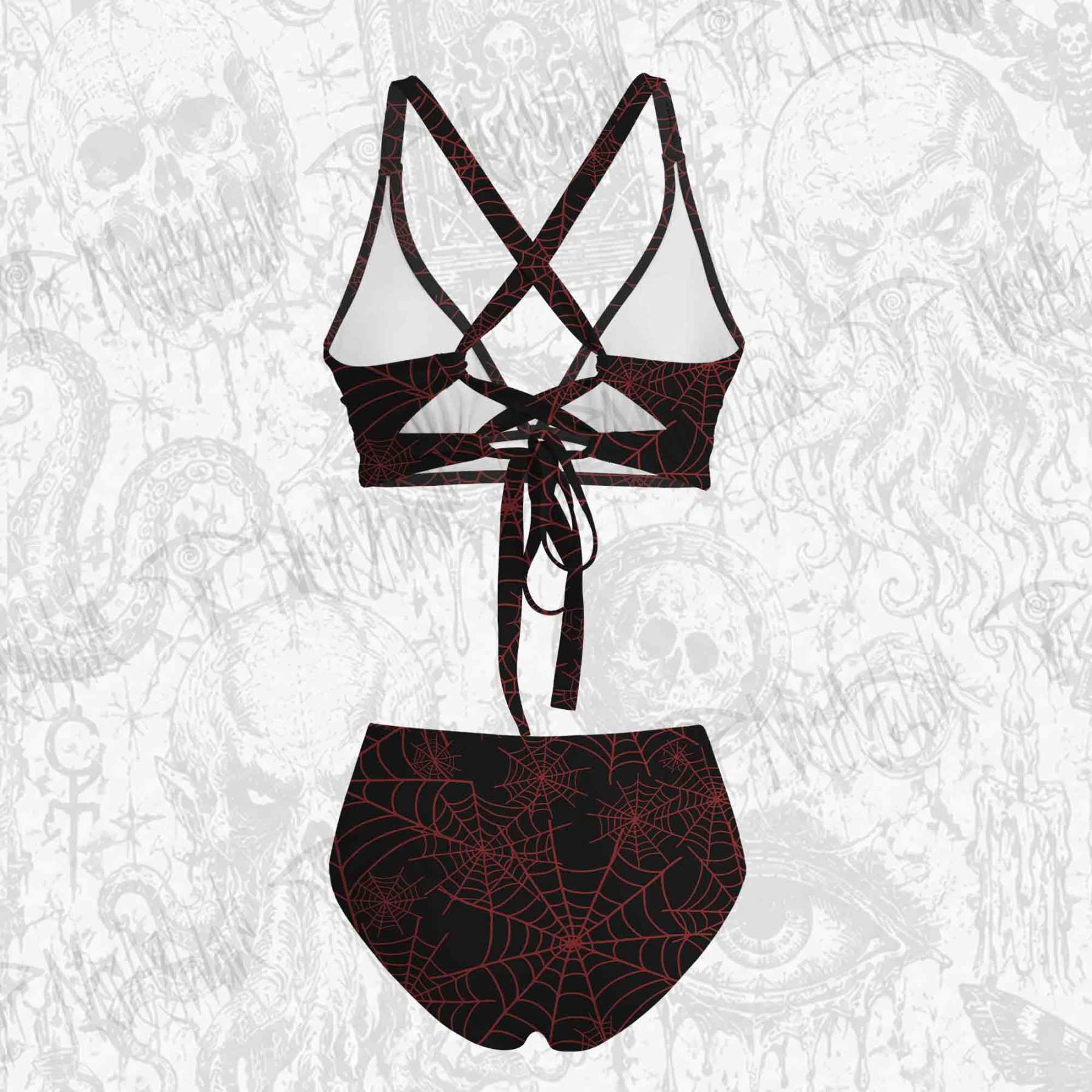 Spider Web Bikini Set