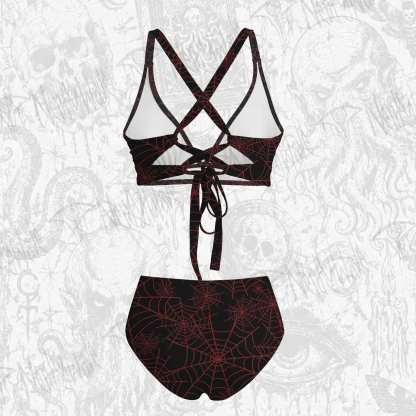 Spider Web Bikini Set