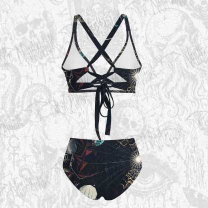 Shadowy Spiders Bikini Set