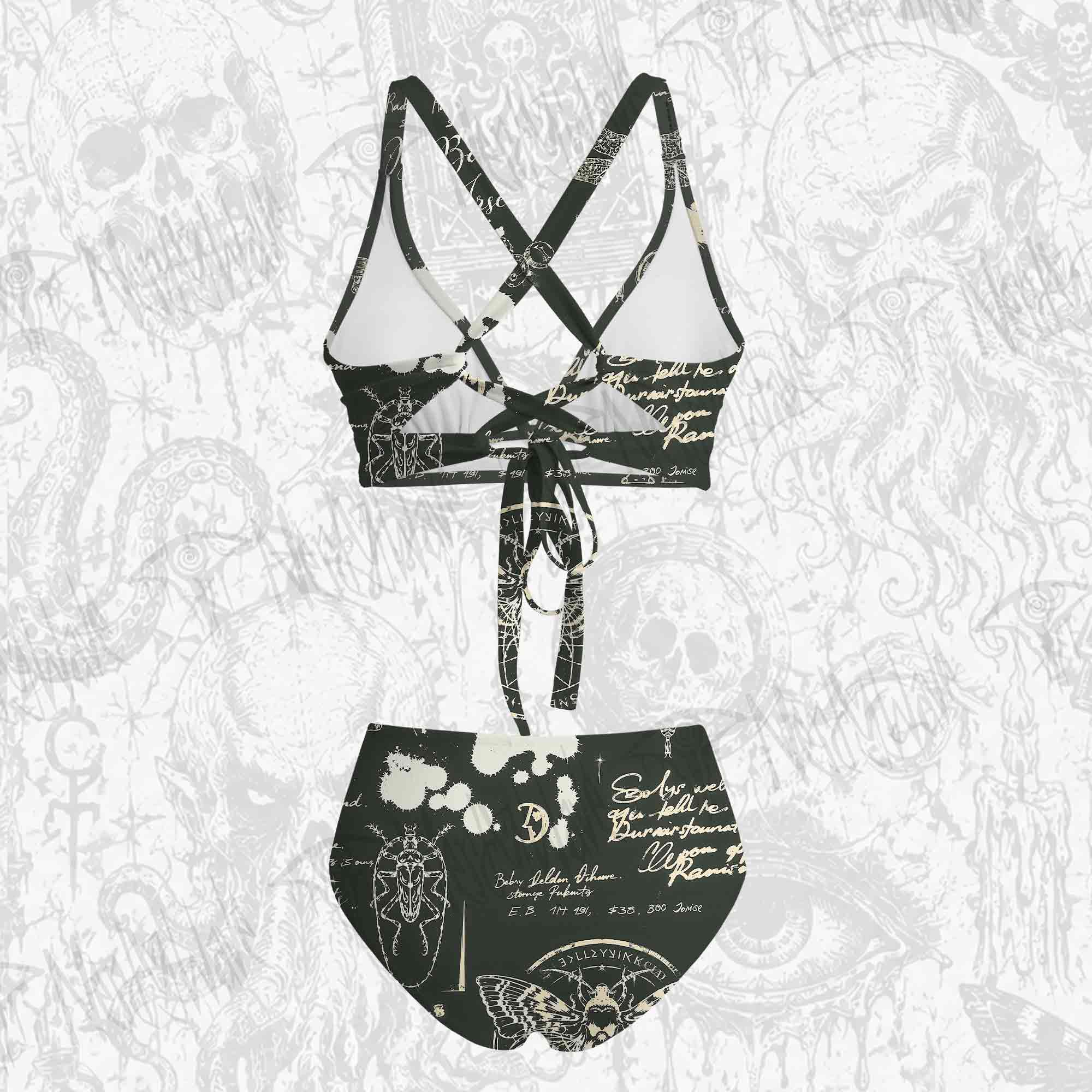 Retro Insects Bikini Set