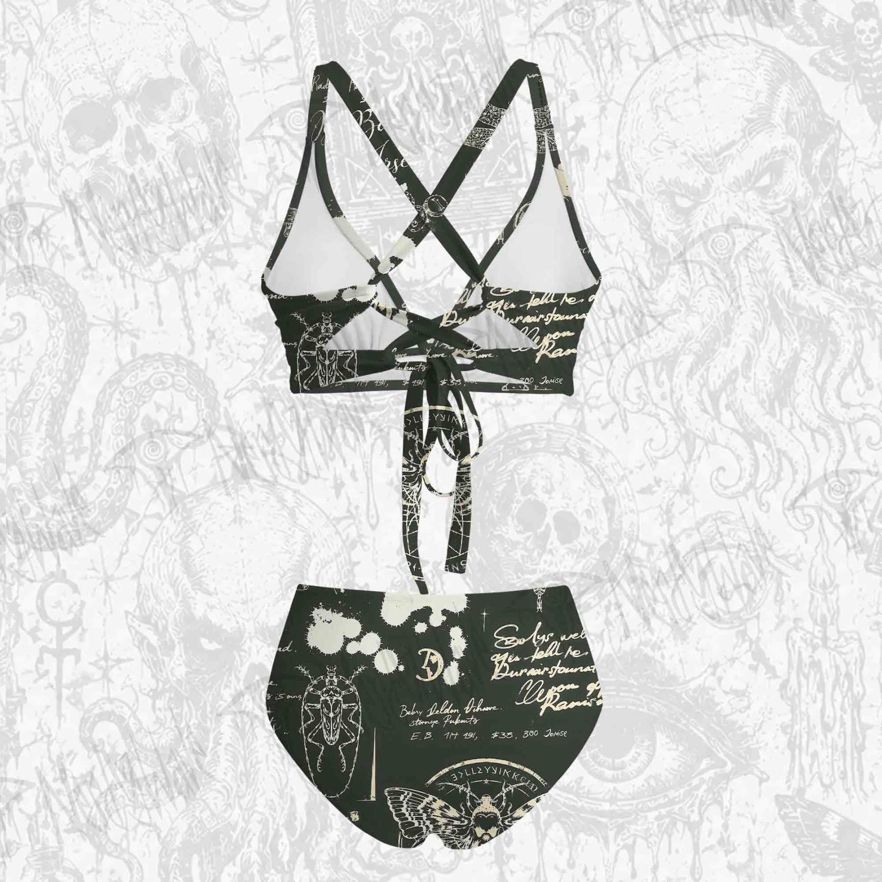 Retro Insects Bikini Set