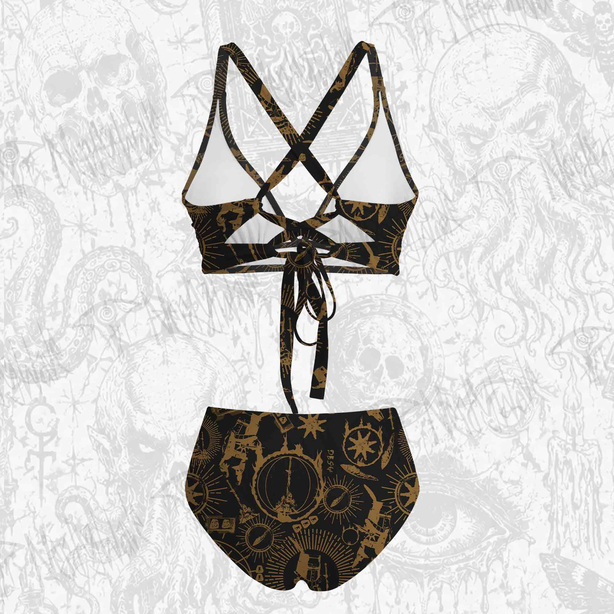 Retro Praise the Sun Bikini Set