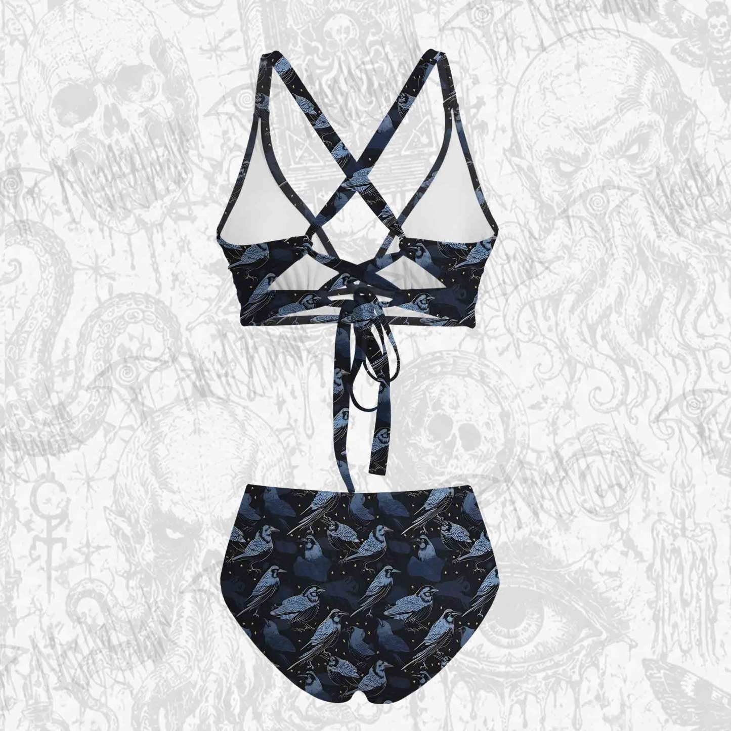 Crows at Night Bikini Set