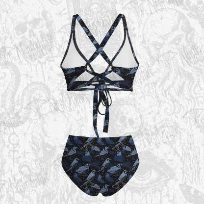 Crows at Night Bikini Set