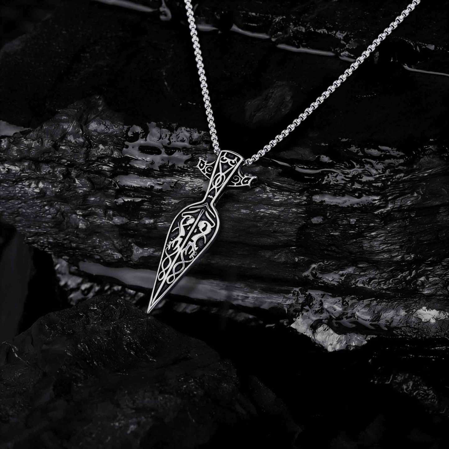 Odin Spear Viking Amulet Necklace