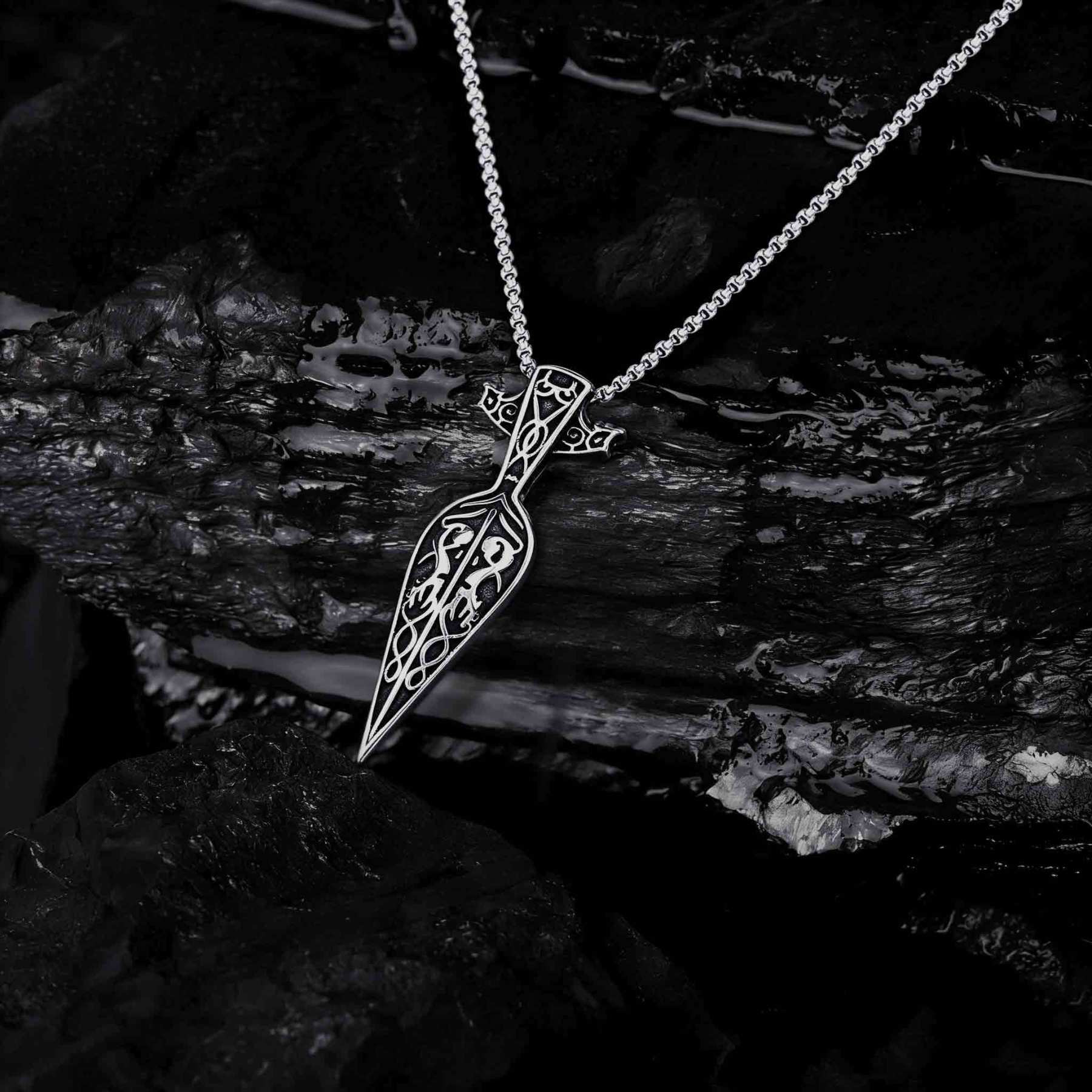 Odin Spear Viking Amulet Necklace