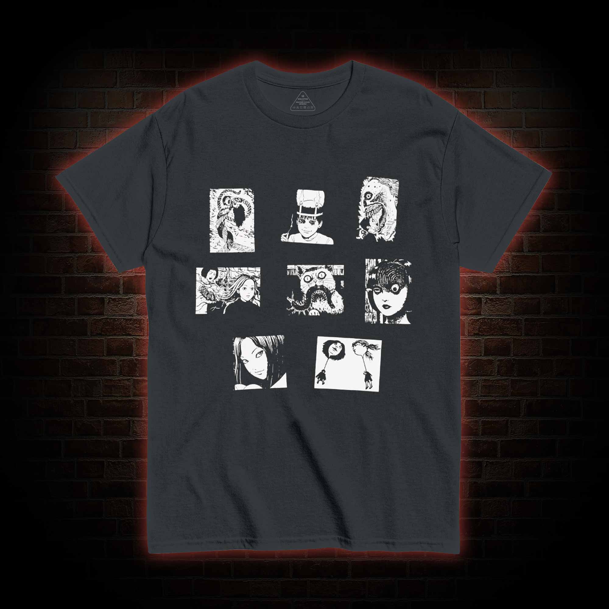 Retro Horror Manga T-shirt