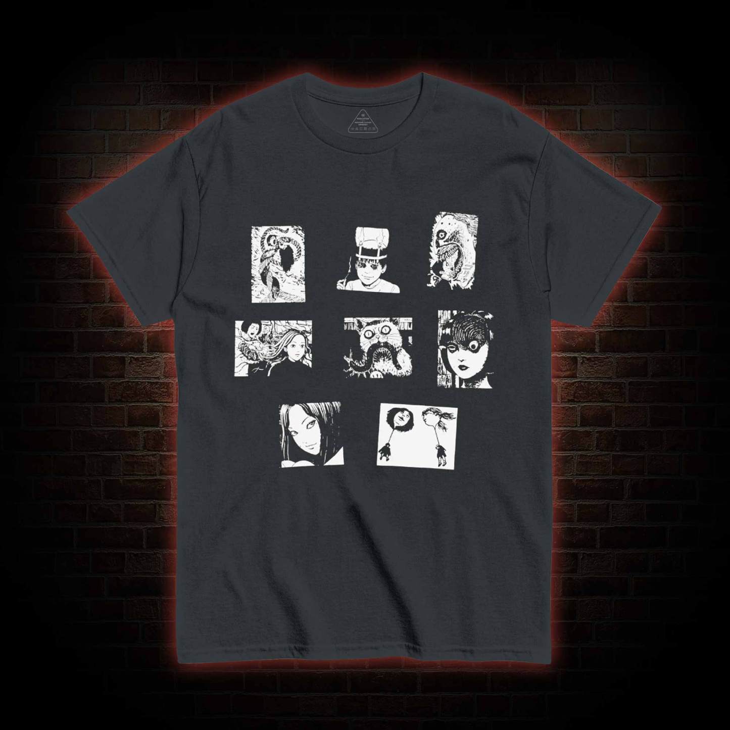 Retro Horror Manga T-shirt