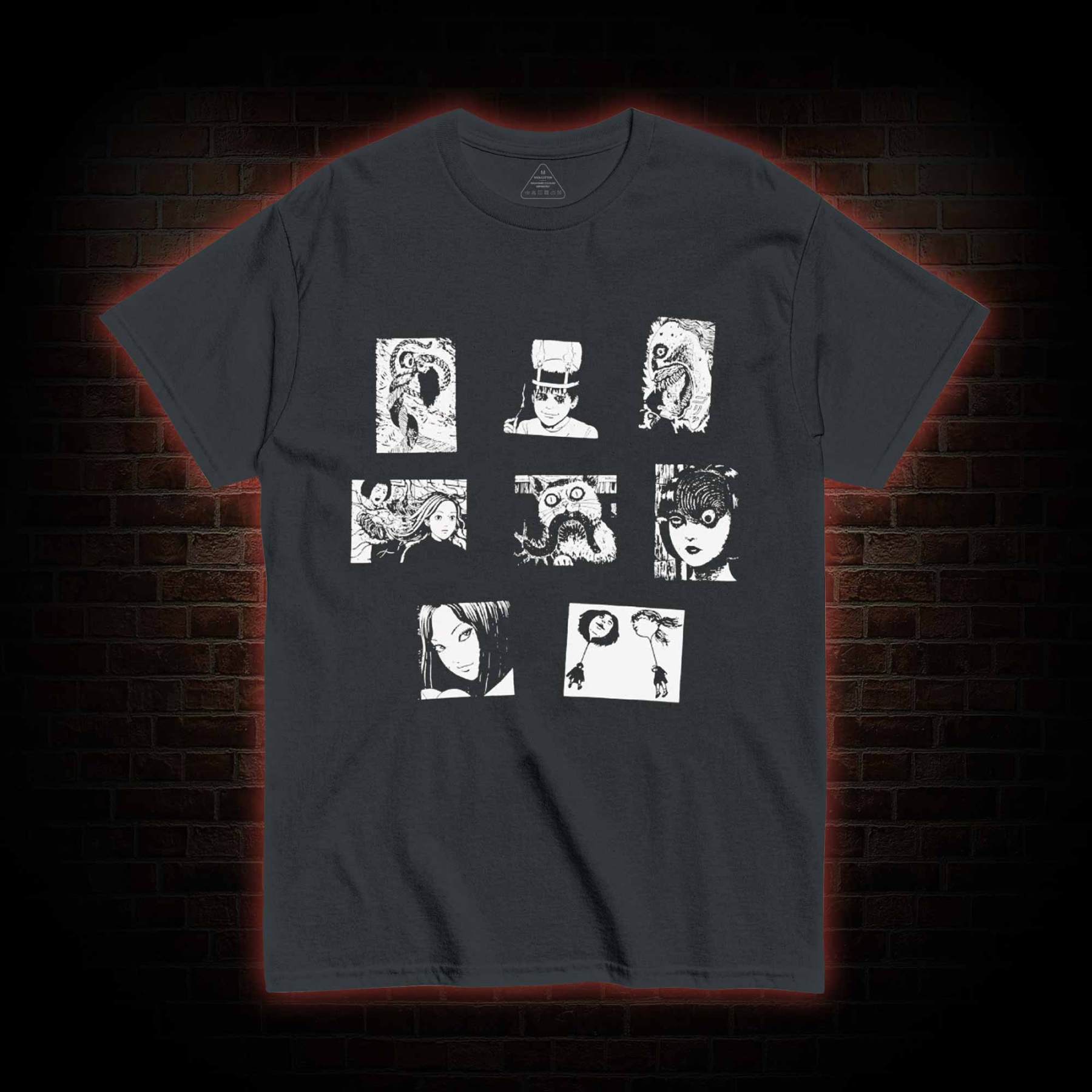 Retro Horror Manga T-shirt