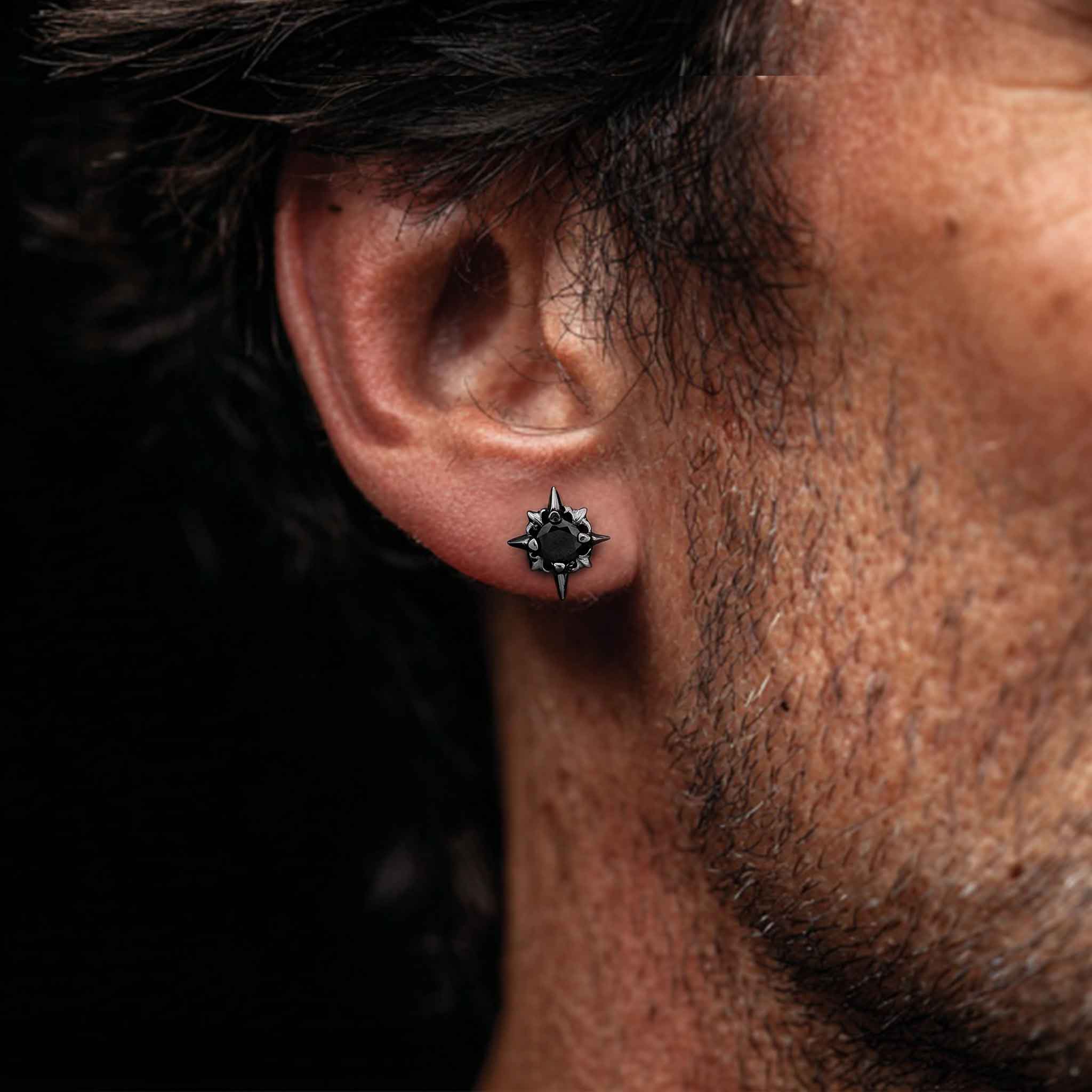 Gothic Star Earrings
