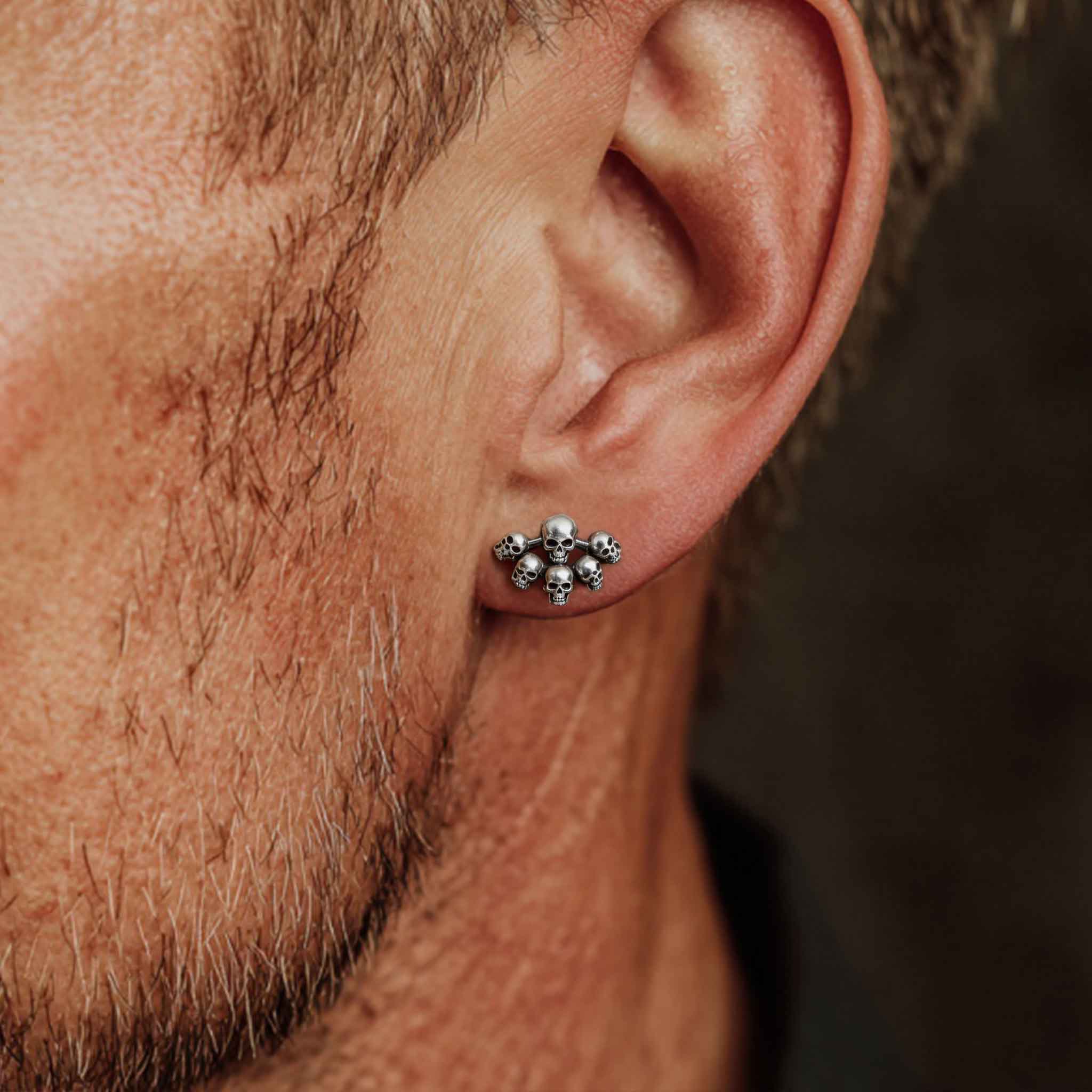 Punk Multi-Skull Earrings