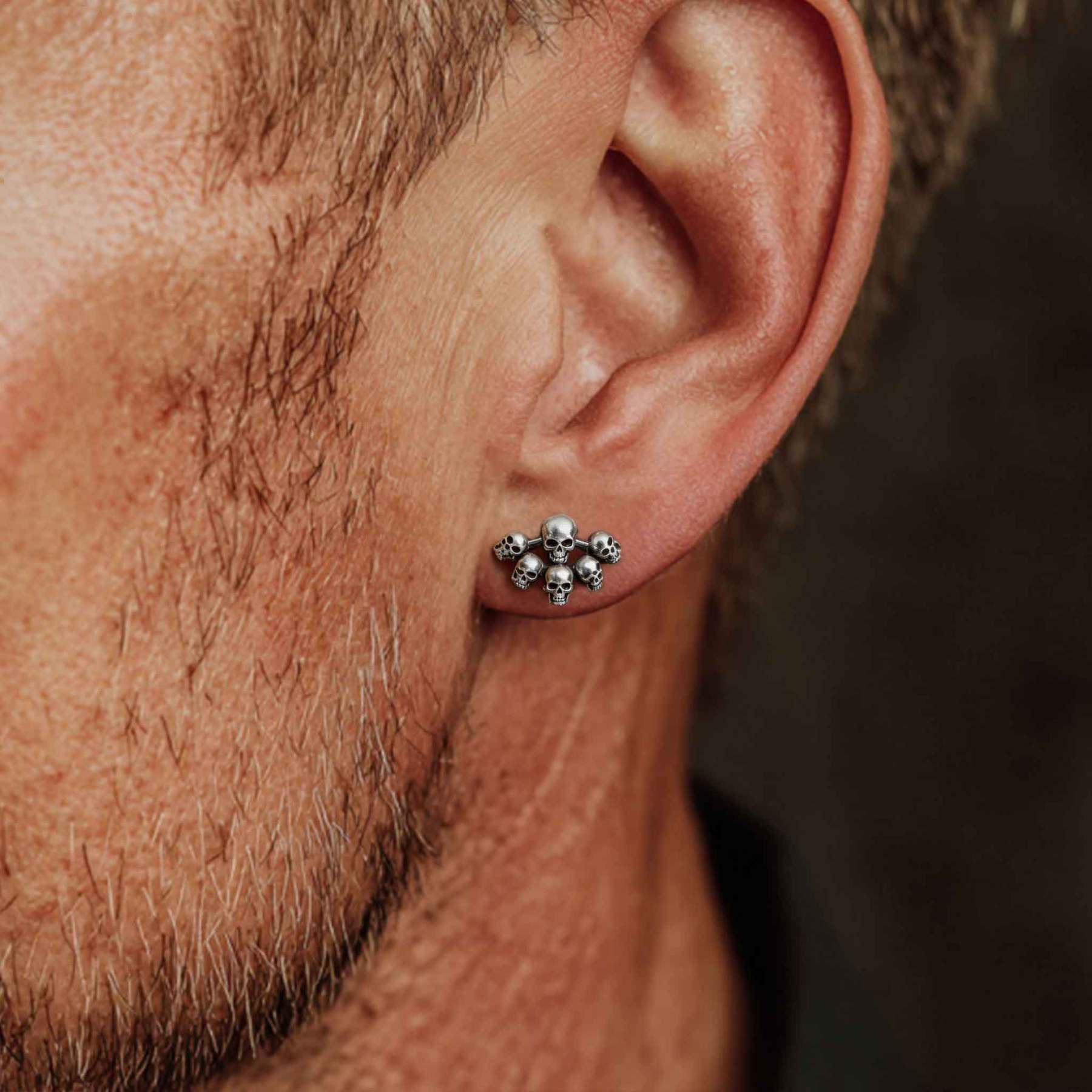 Punk Multi-Skull Earrings