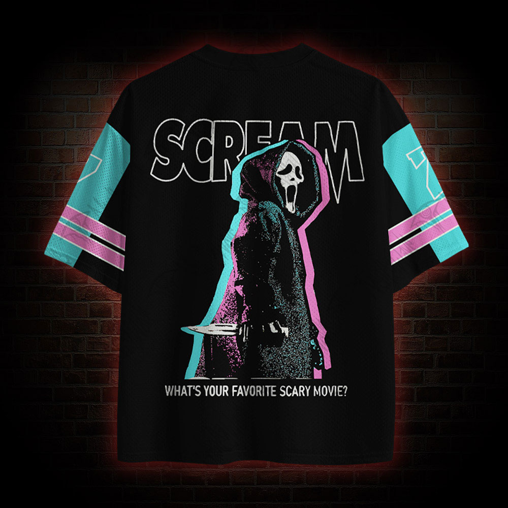 What‘s Your Favortie Scary Movie? Horror Mesh Jersey