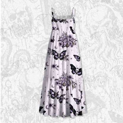 Fatal Romantic Wide Straps Maxi Dress