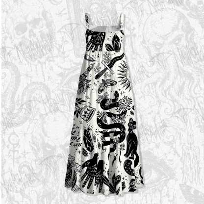 Witch's Cabinet Wide Straps Maxi Dress
