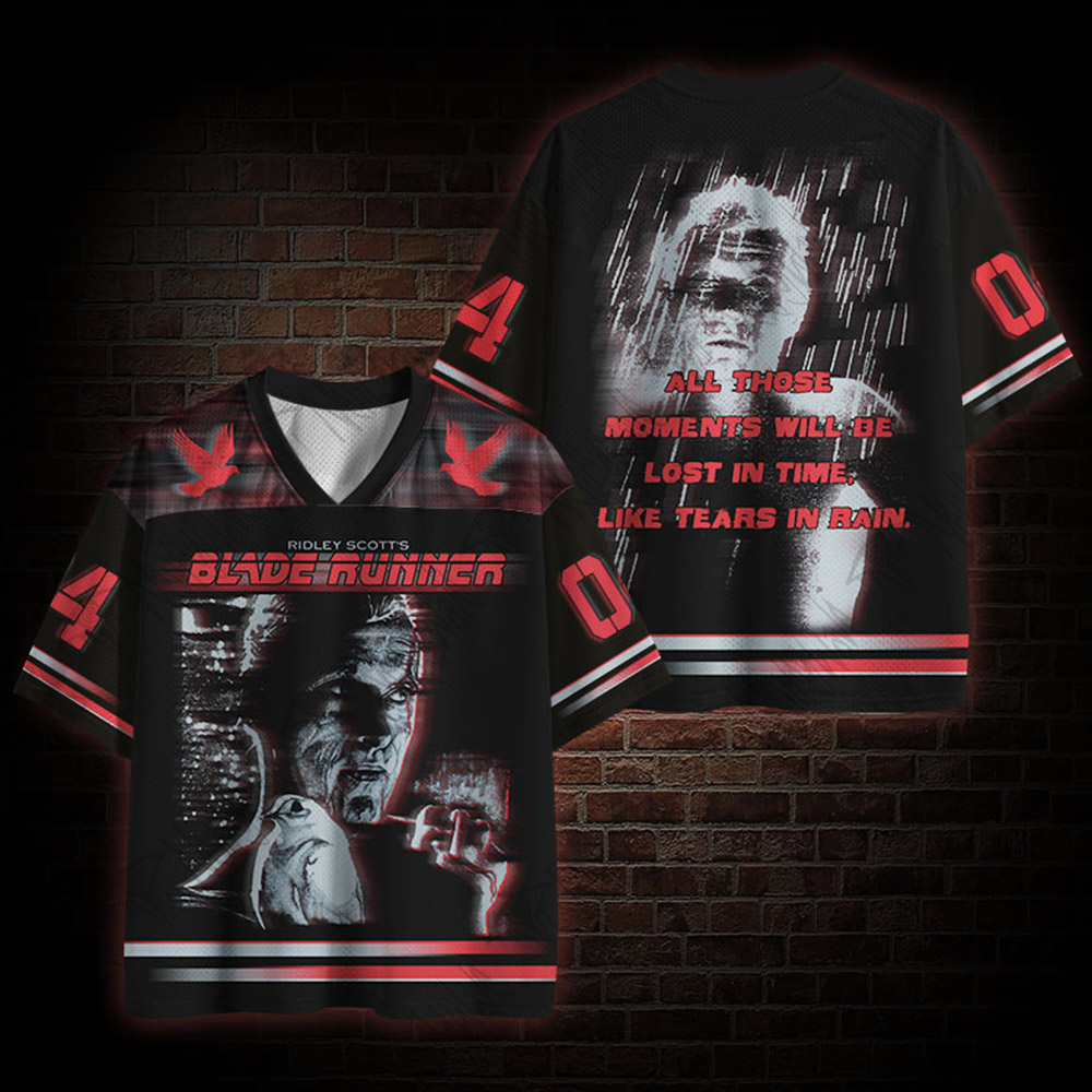 All Those Moments will be Lost in Time Like Tears in Rain Mesh Jersey