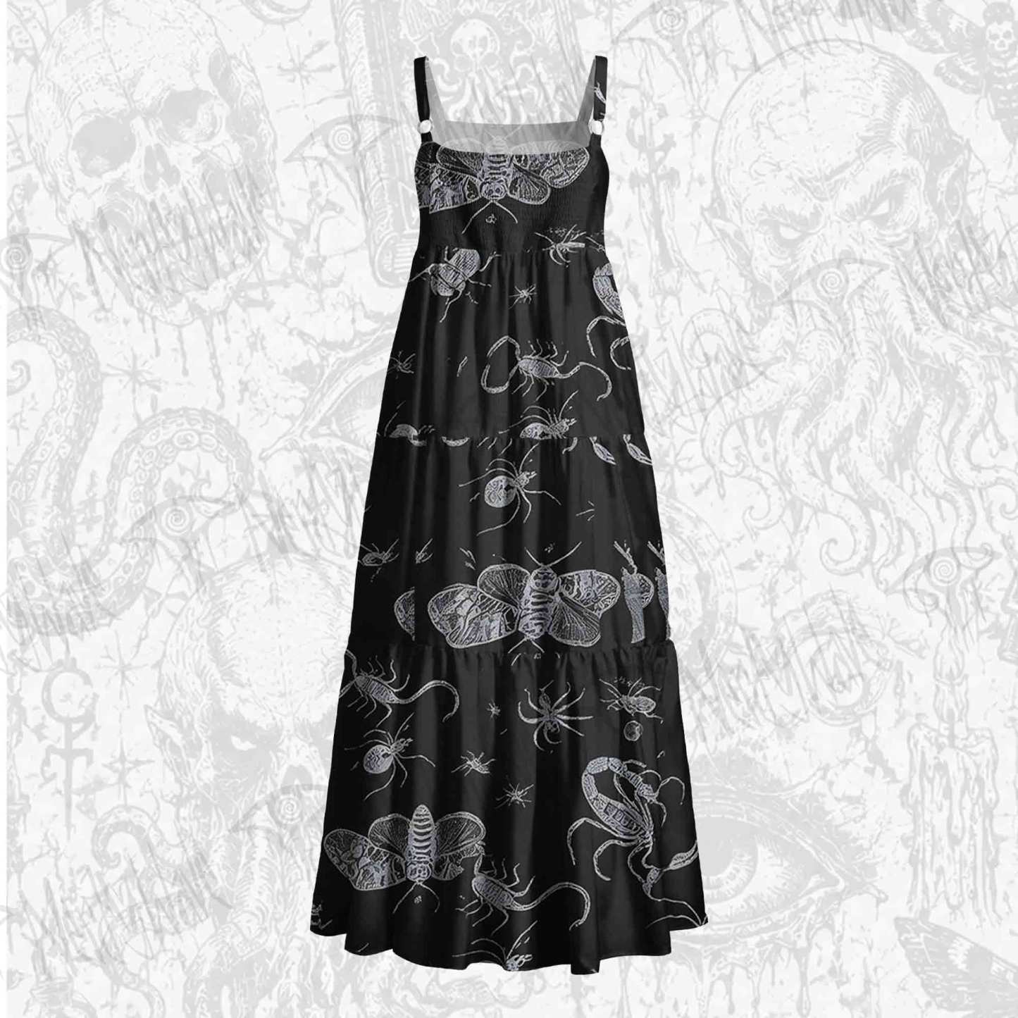 Night Crawlers Wide Straps Maxi Dress