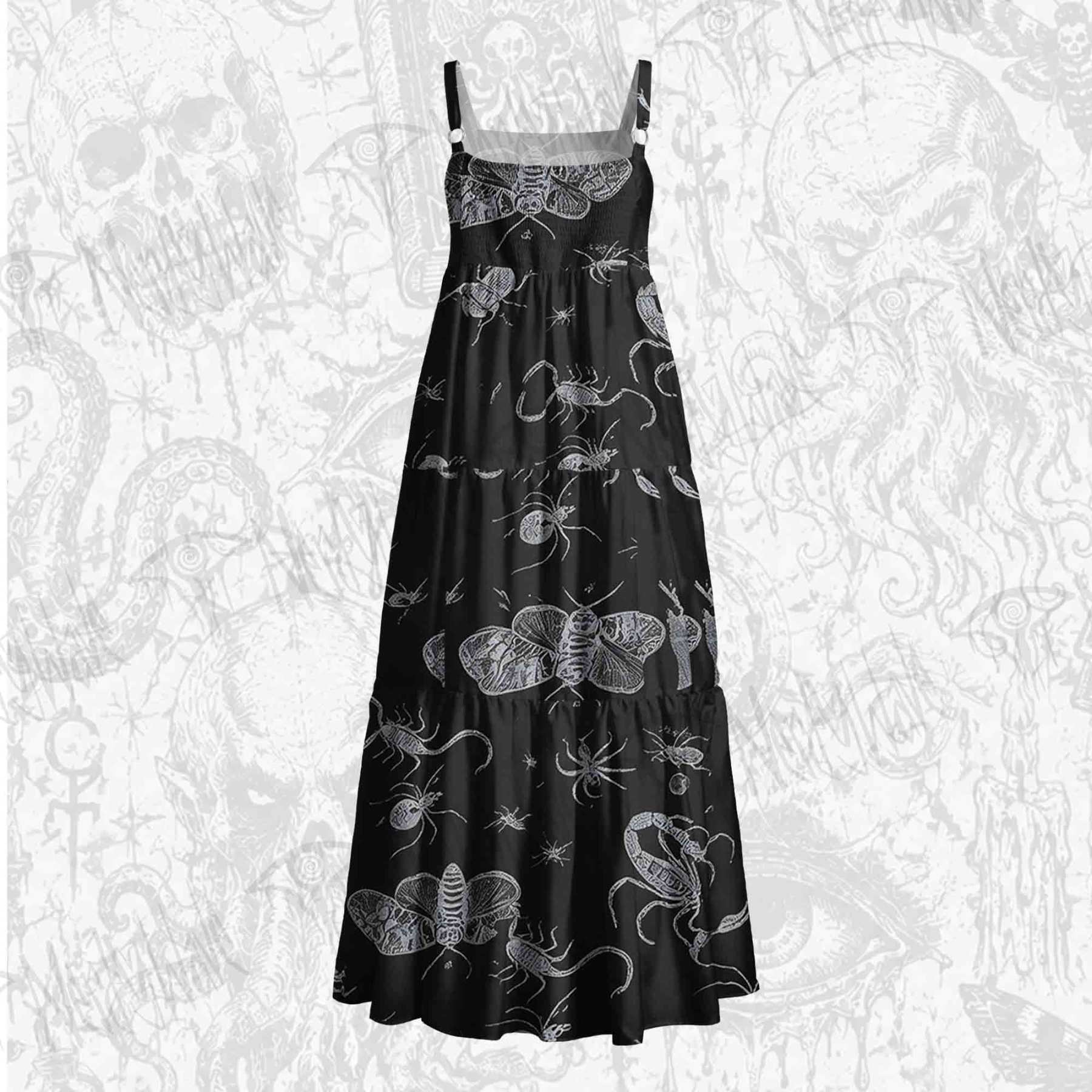 Night Crawlers Wide Straps Maxi Dress