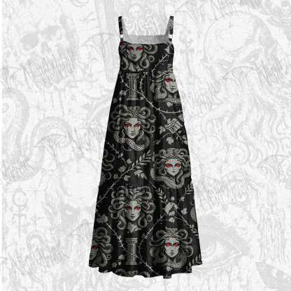 Gaze of Stone Wide Straps Maxi Dress