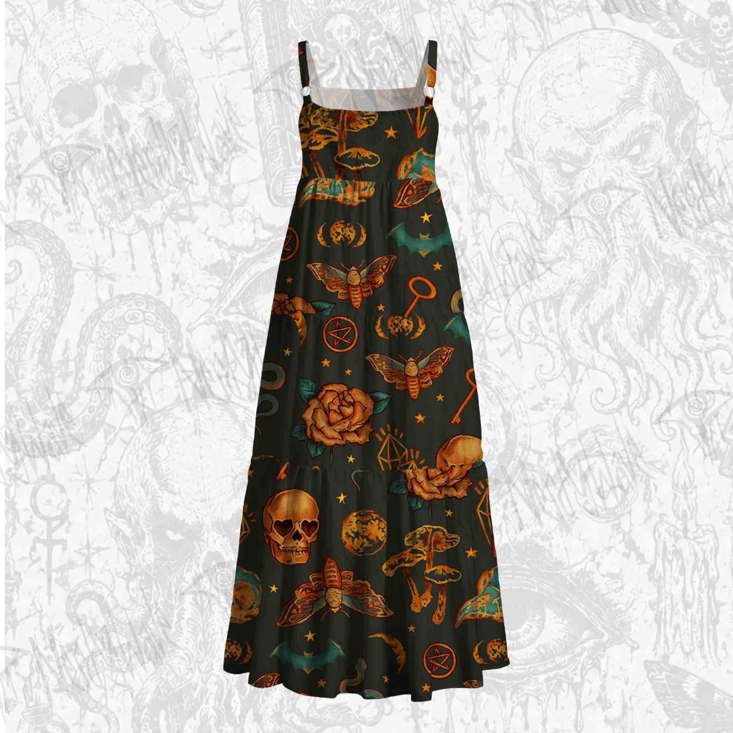 Magic Ingredients Wide Straps Maxi Dress